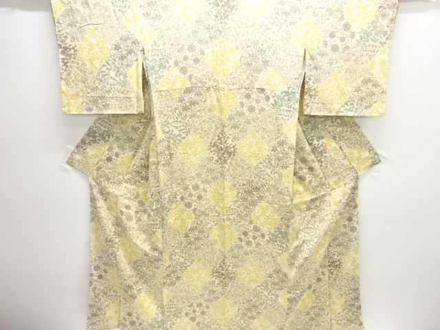 JAPANESE KIMONO / KOMON / ARABESQUE FLOWER 